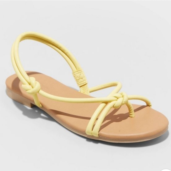 Universal Thread™ Petal Tubular Sandals - Yellow Size 11 - Picture 2 of 6